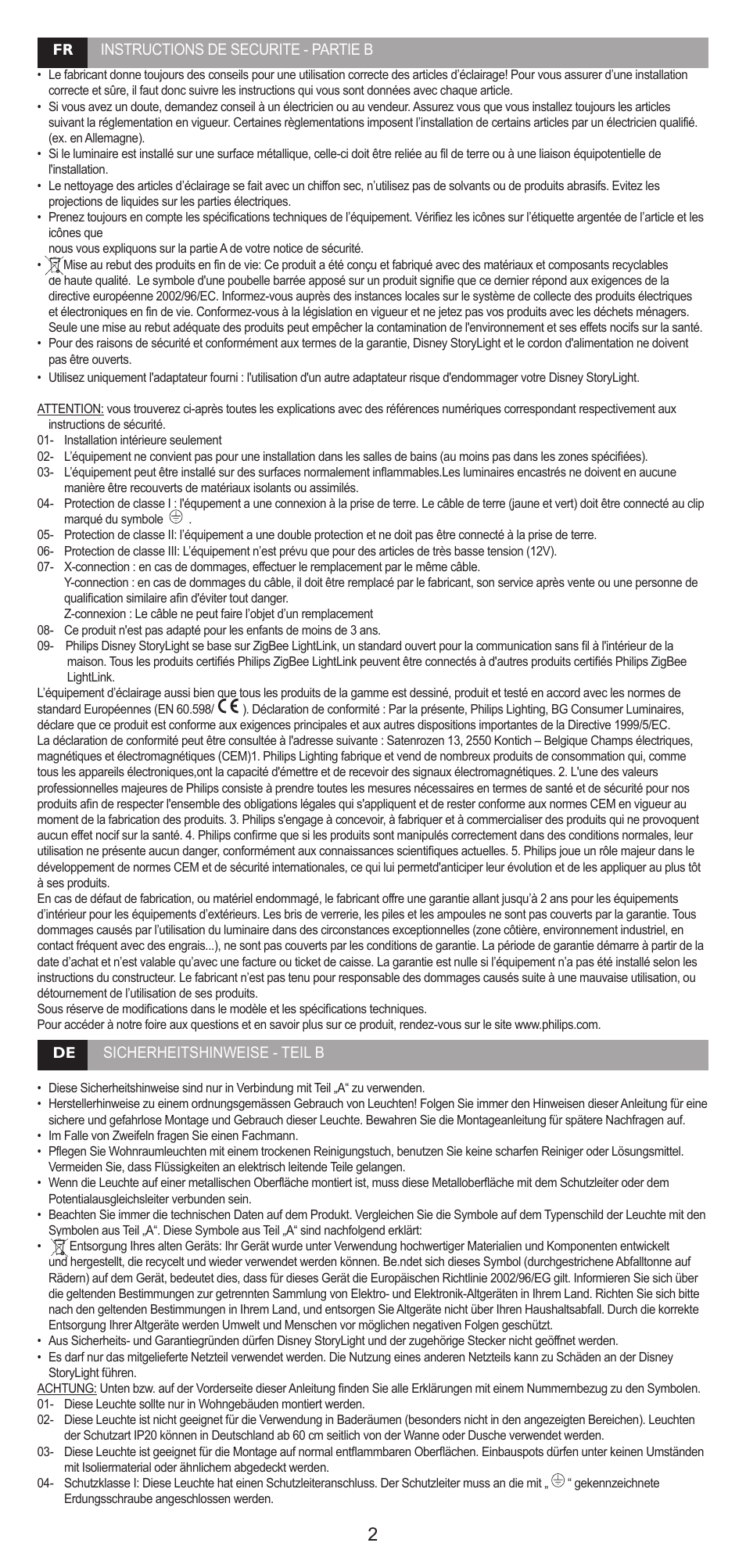 Philips 719975548 User Manual | Page 2 / 20