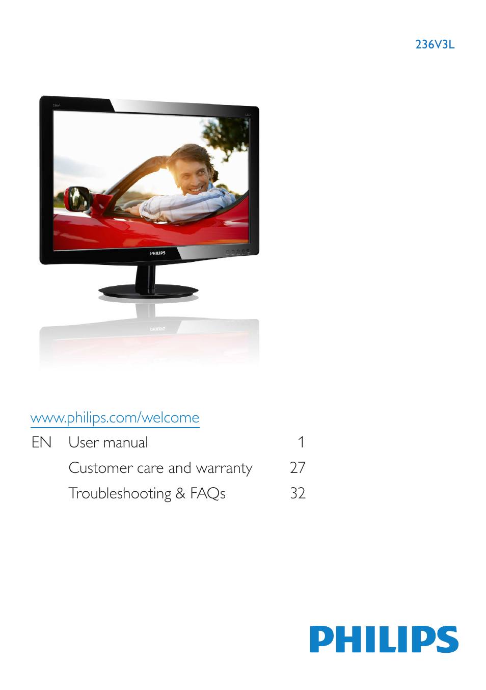 Philips 236V3LAB-00 User Manual | 38 pages