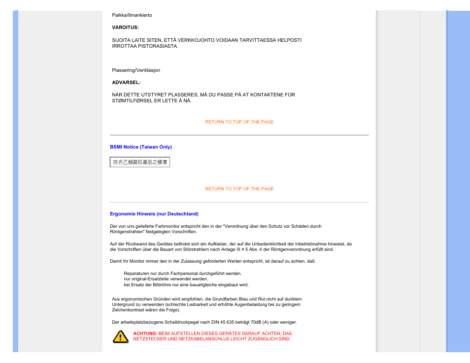 Philips 240S1SB-00 User Manual | Page 18 / 98