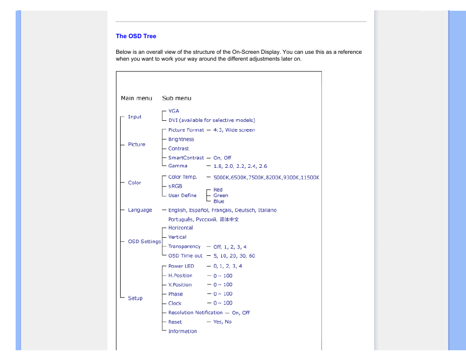 Philips 240S1SB-00 User Manual | Page 73 / 98