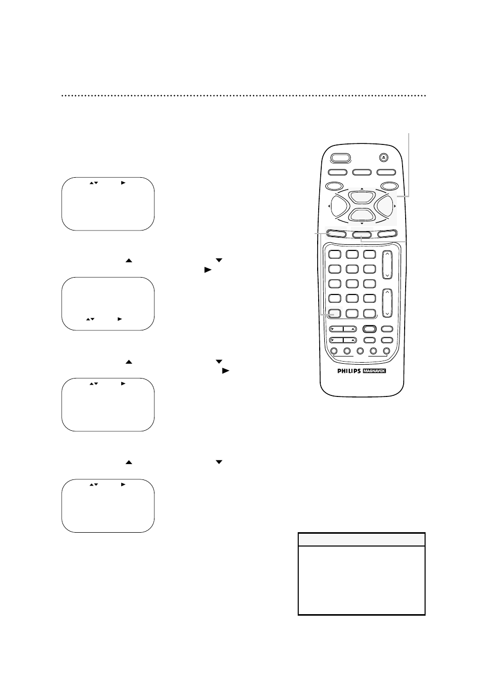 18 setting the clock (cont’d), Time zone, Helpful hints | Press the vcr button, then press the menu button, Press the status/exit button | Philips VRA670AT99 User Manual | Page 18 / 68