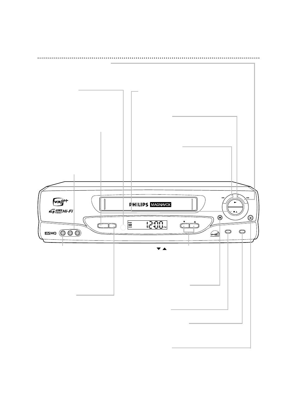 28 front panel | Philips VRA670AT99 User Manual | Page 28 / 68