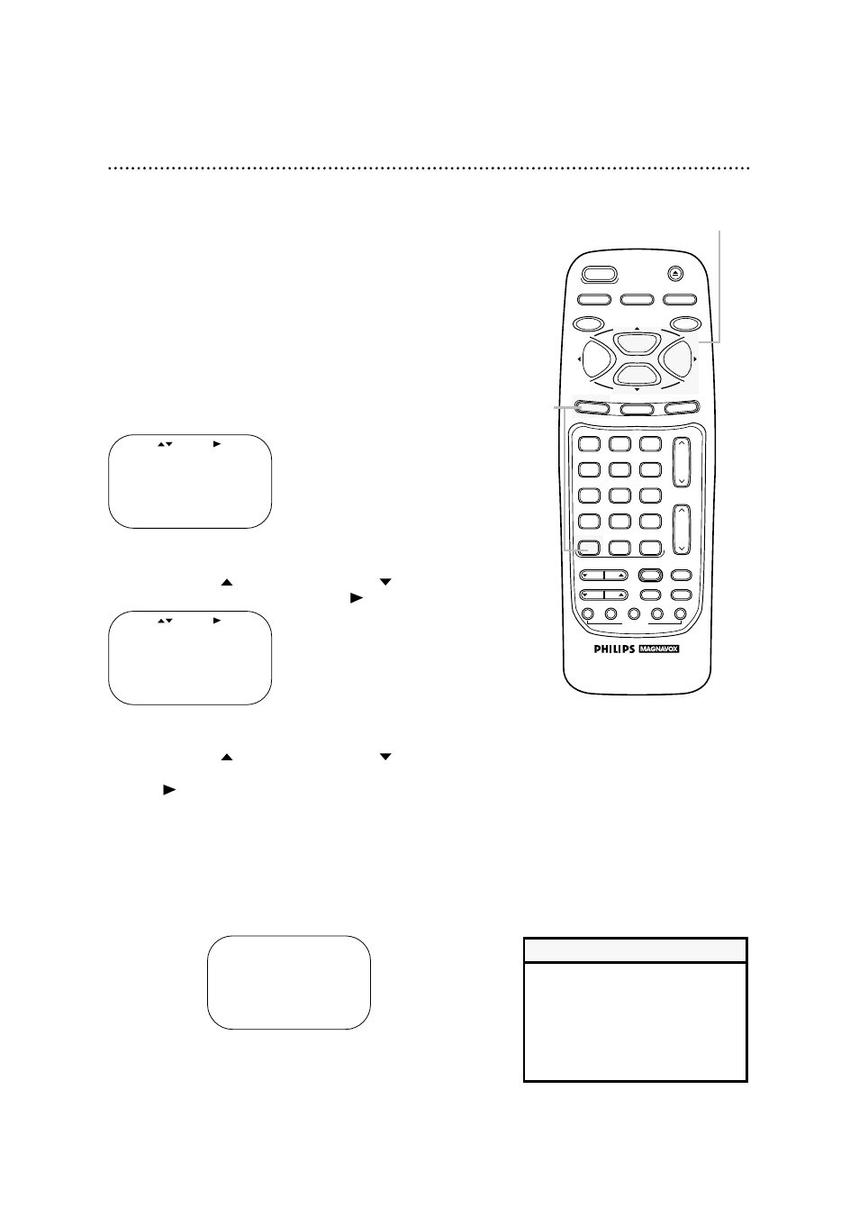 34 timer recording, Helpful hint, Set up the channels at the vcr | Set the clock, Press the vcr button, then press the menu button | Philips VRA670AT99 User Manual | Page 34 / 68