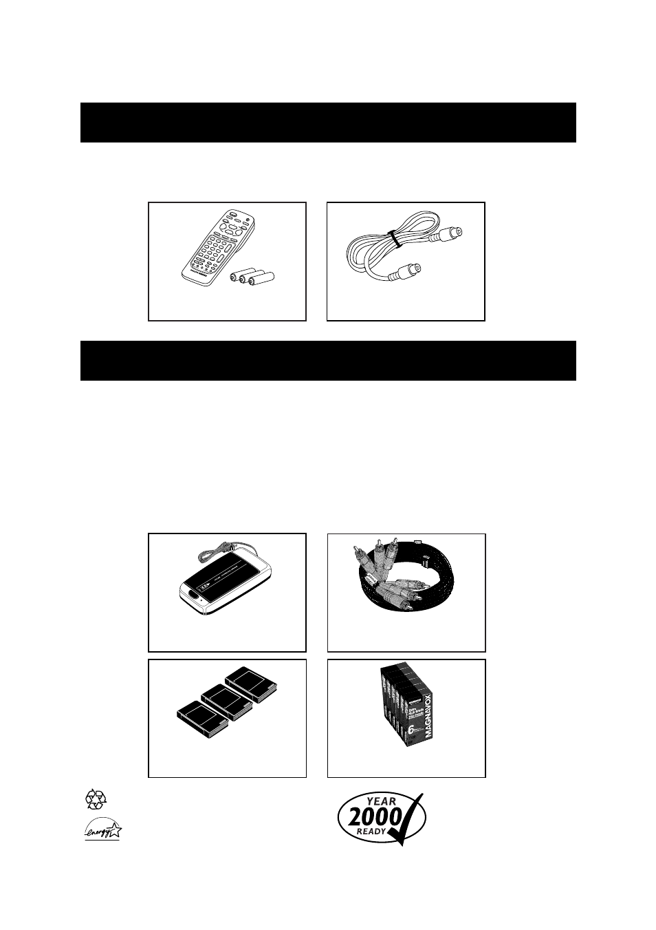 Upplied, Ccessories, Ptional | Philips VRA670AT99 User Manual | Page 68 / 68