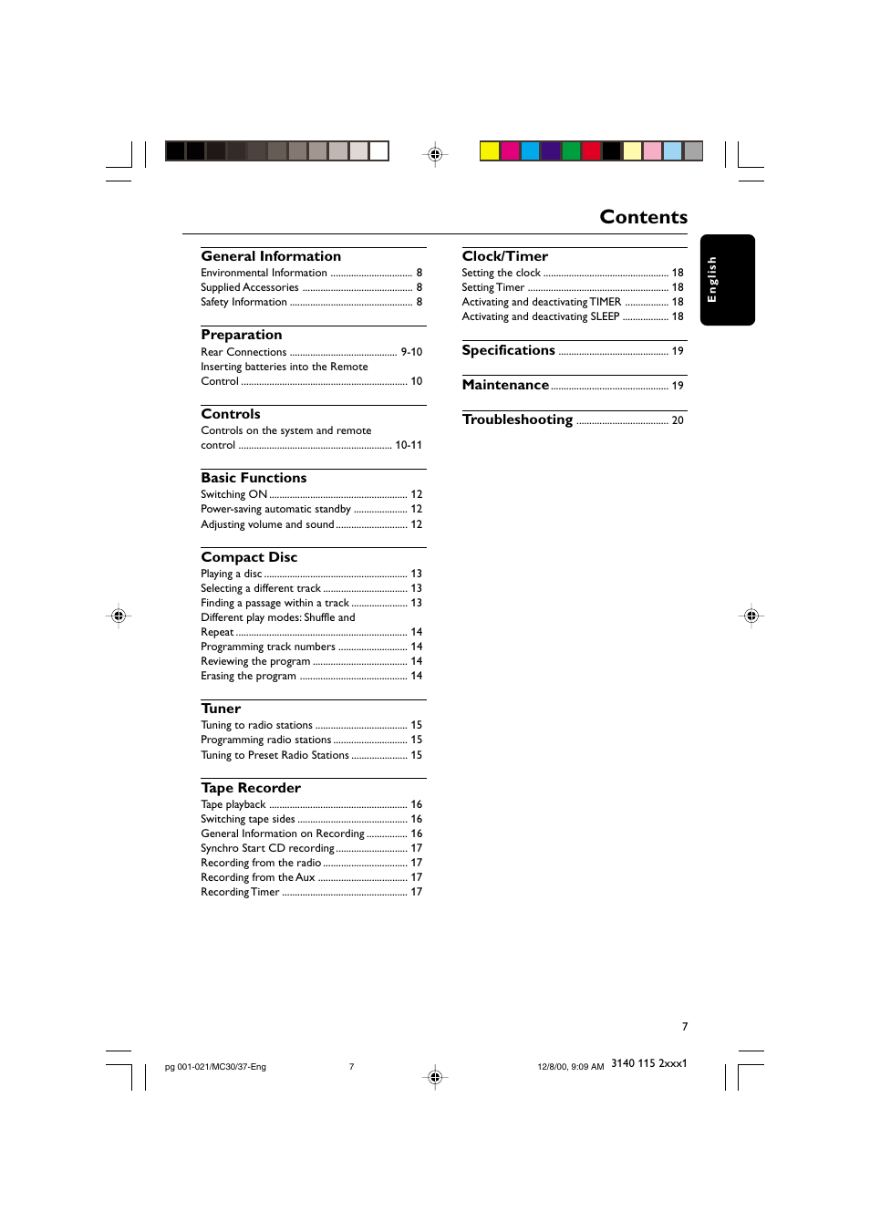 Philips MC303799 User Manual | Page 7 / 21