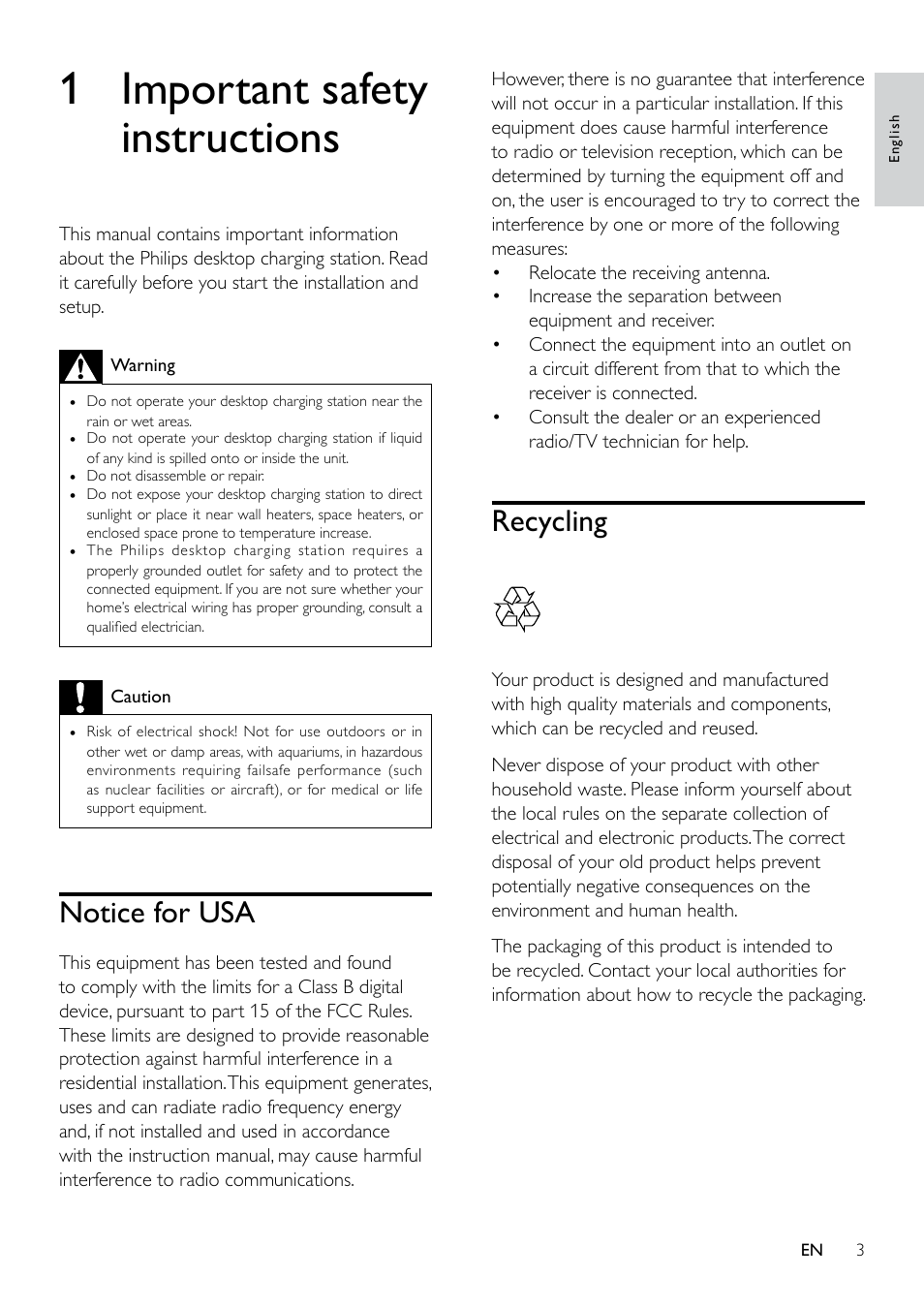 Philips SPS8038B-17 User Manual | Page 3 / 8