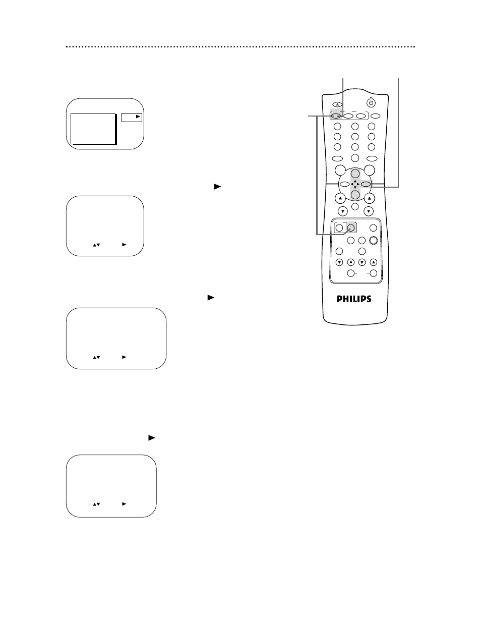 16 setting the clock (cont’d), Manual pbs channel selection | Philips CCC194AT99 User Manual | Page 16 / 69