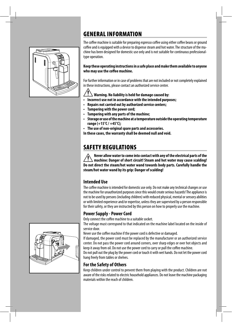 General information, Safety regulations | Philips RI9833-47 User Manual | Page 4 / 24