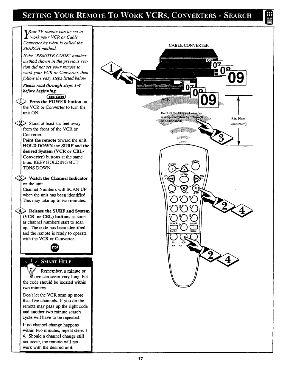 D'o’o, Etting, Emote | Onverters, Earch | Philips COLOR TV 27 INCH TABLE User Manual | Page 17 / 24