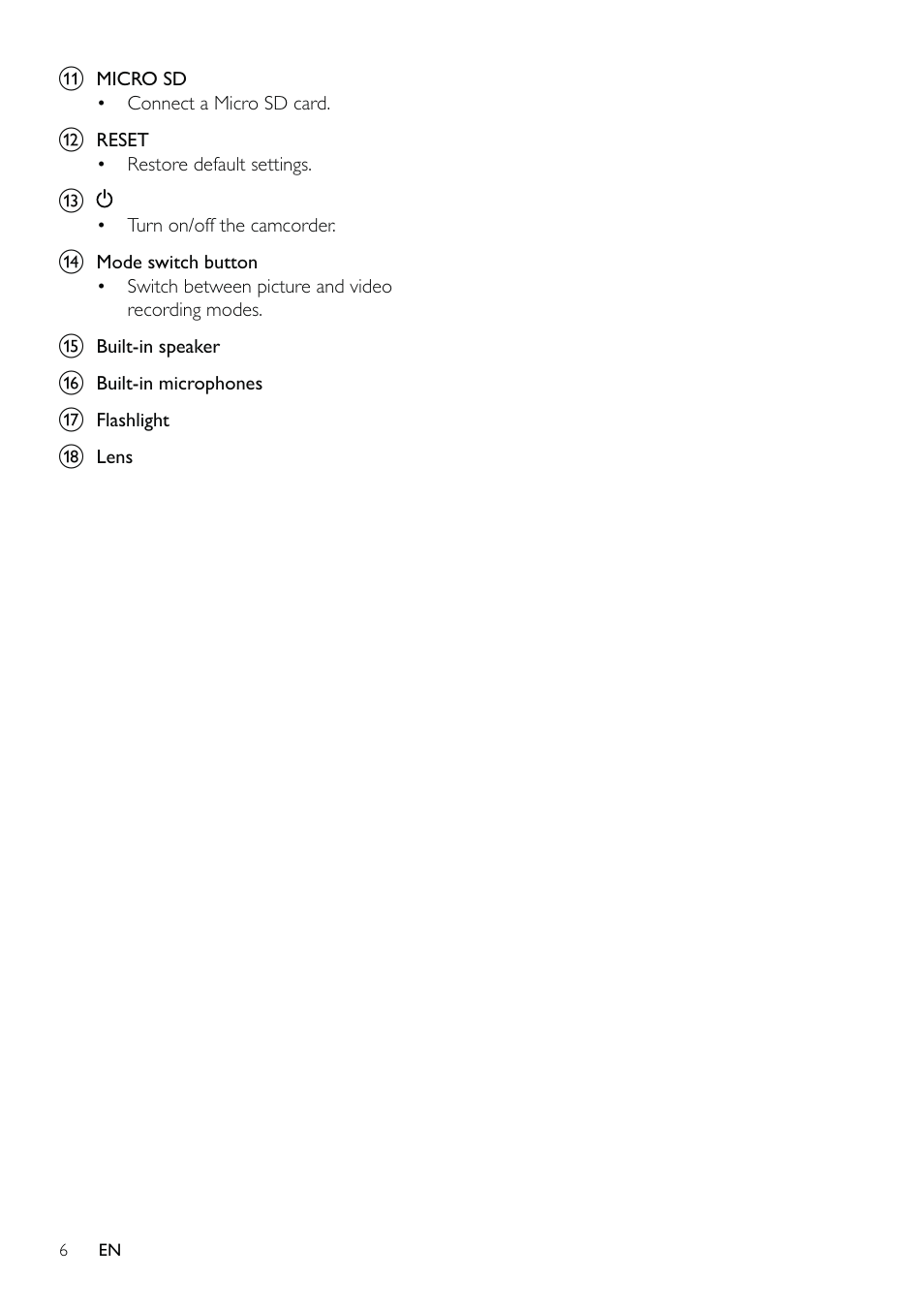 Philips CAM110BU-37 User Manual | Page 7 / 21