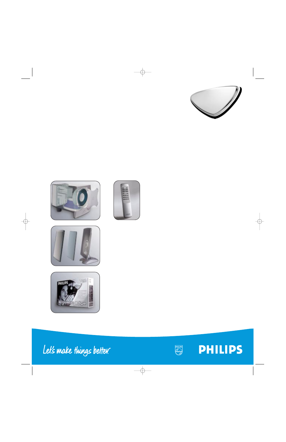 Mms305 multi-channel flat panel speakers, Watts, Watts rms rms | Philips MMS305 User Manual | Page 2 / 2