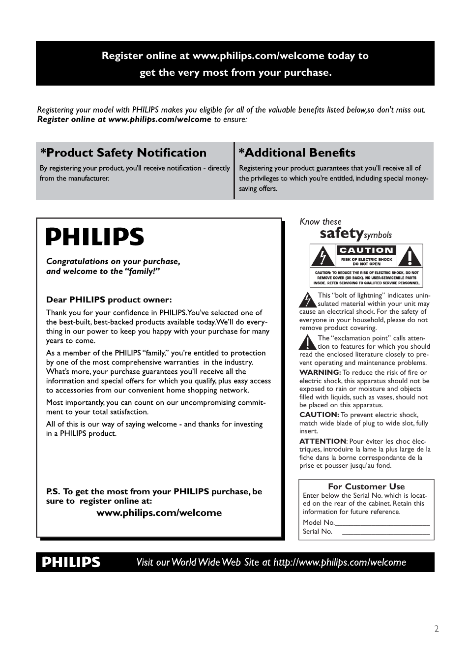 Philips SB2000B-37 User Manual | Page 2 / 13