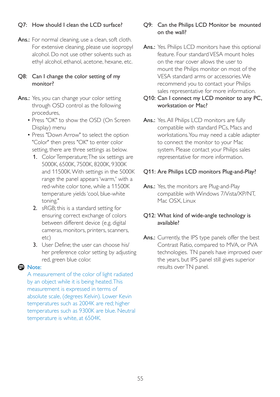 Philips 245P2EB-27 User Manual | Page 57 / 59