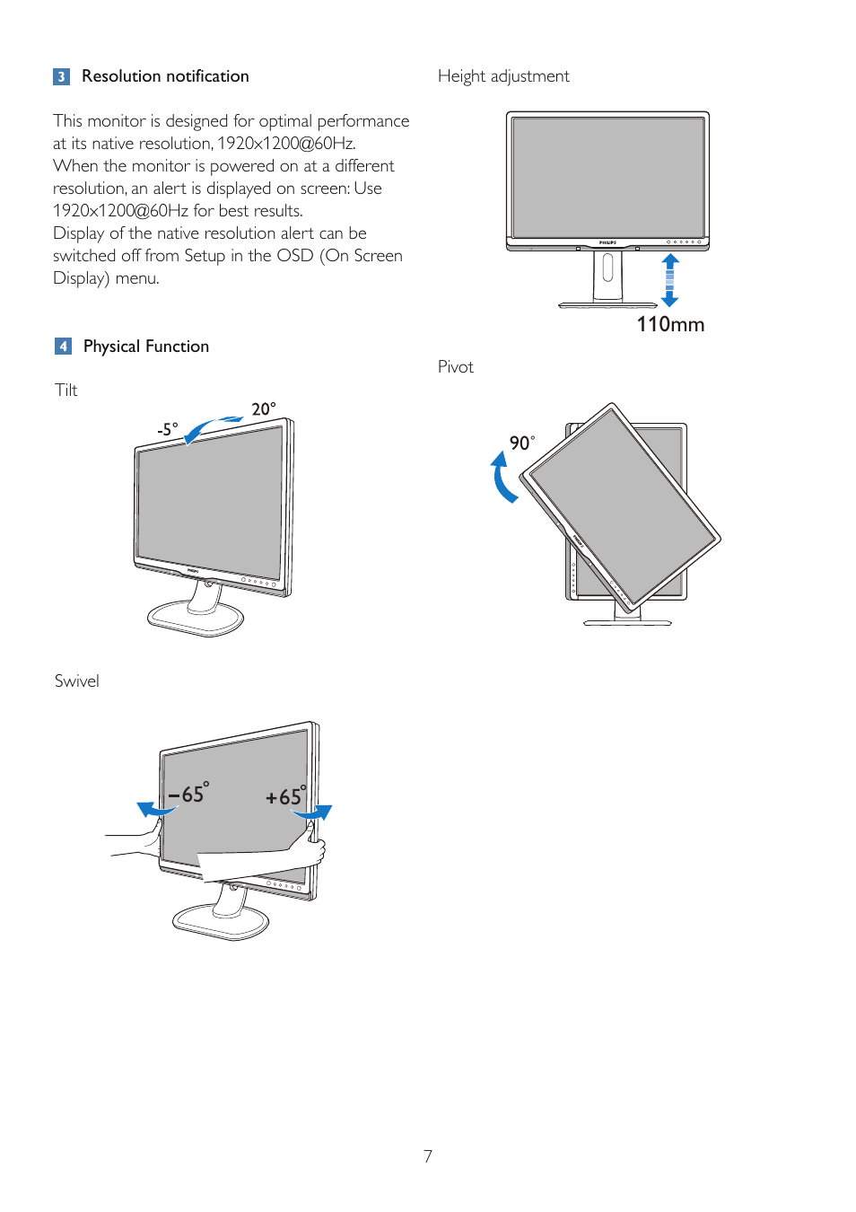 Philips 245P2EB-27 User Manual | Page 9 / 59