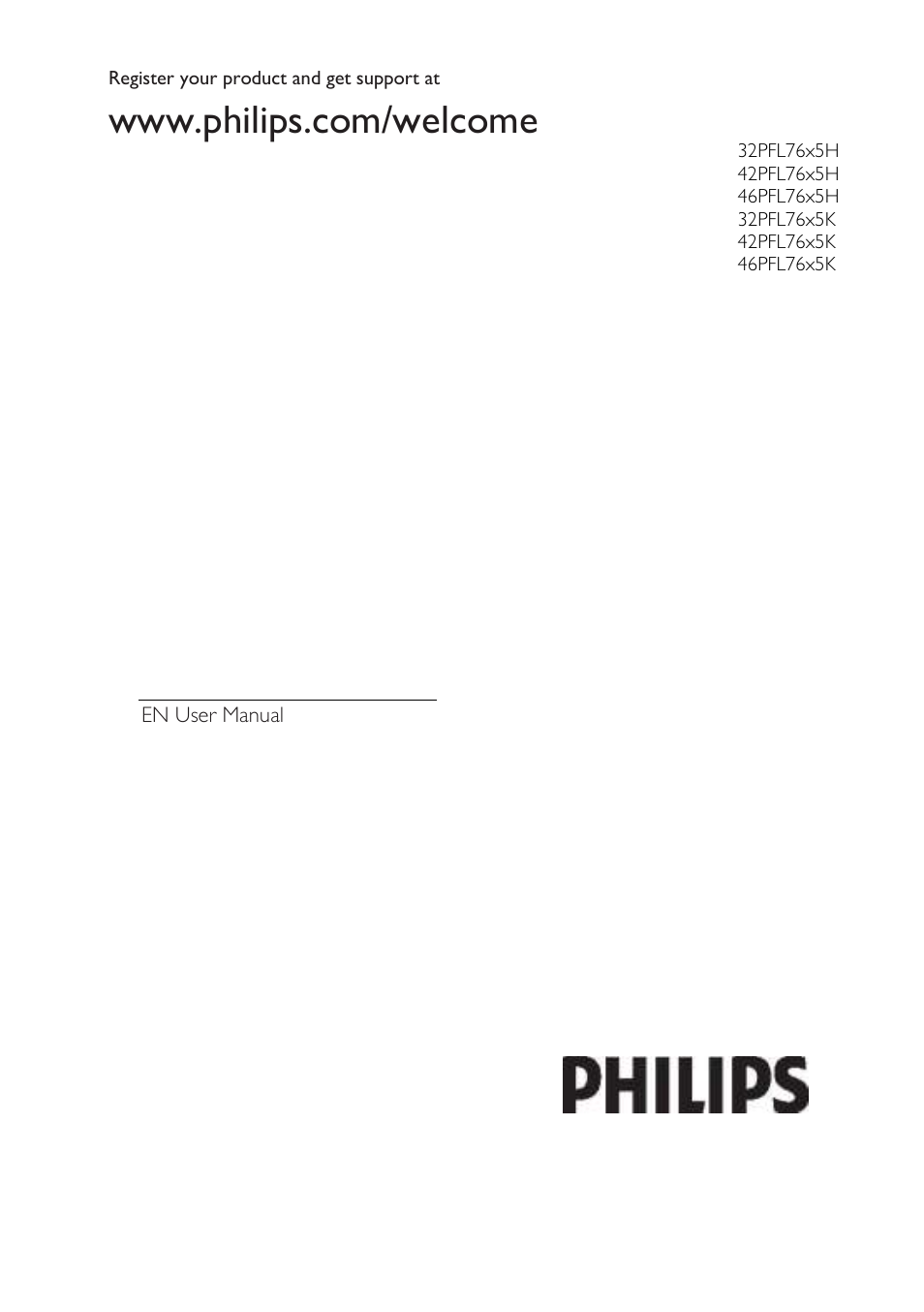 Philips 42PFL7675H-12 User Manual | 74 pages