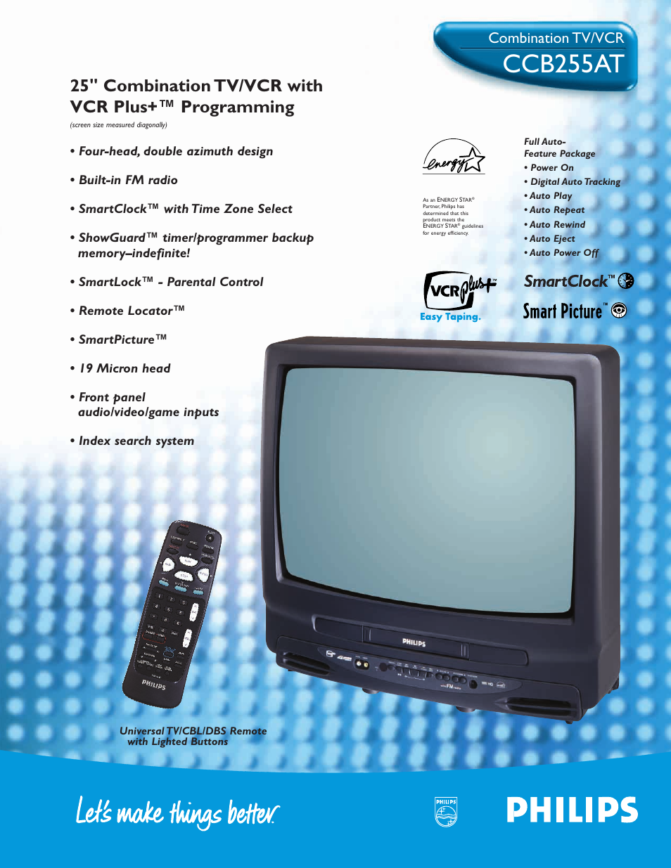 Philips CCB255AT User Manual | 2 pages