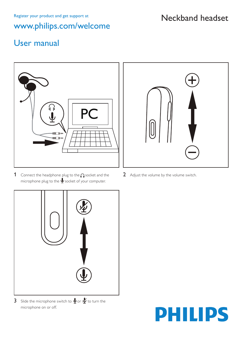 Philips SHM6110-00 User Manual | 1 page