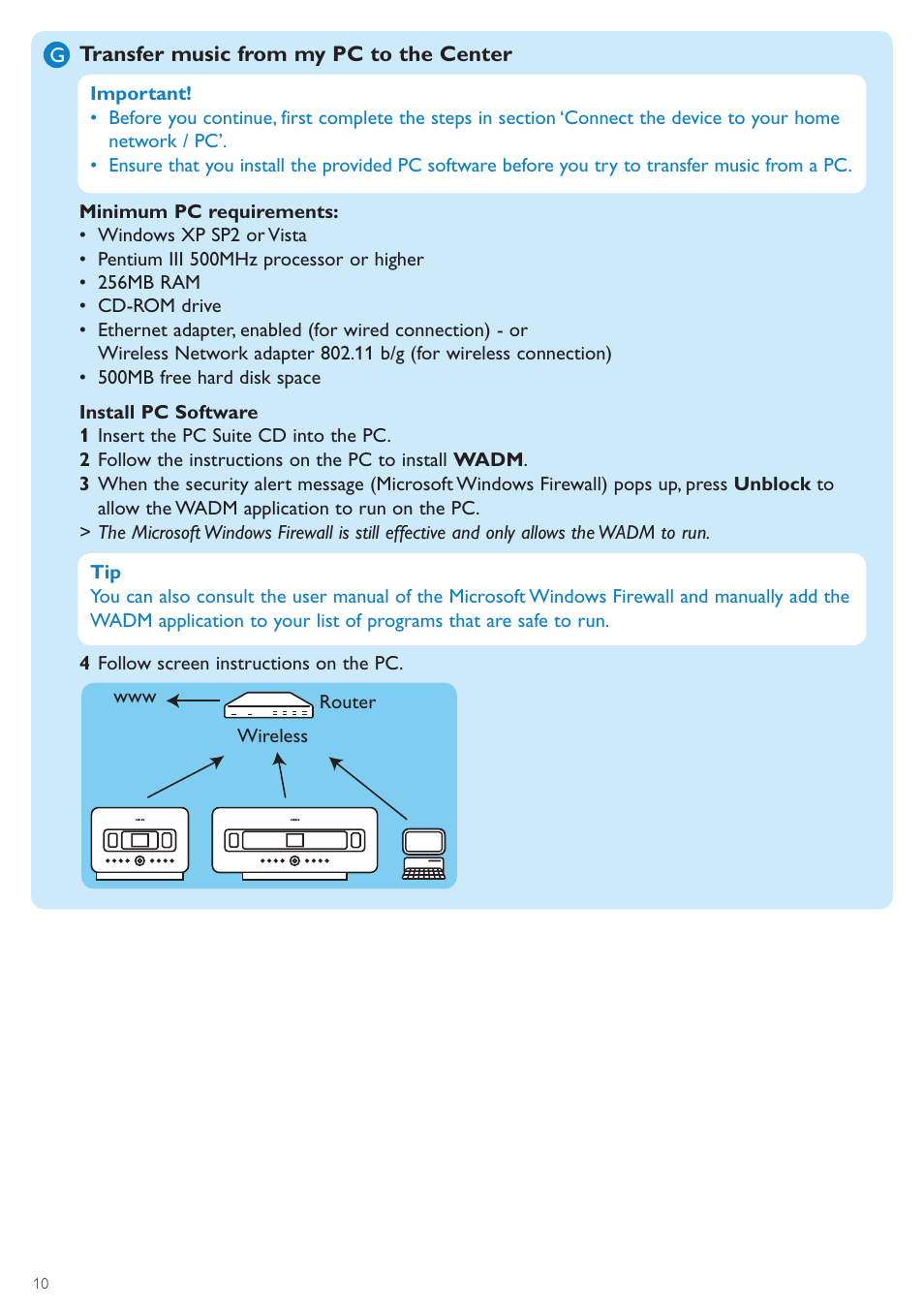 Philips WAS7500-37 User Manual | Page 14 / 23