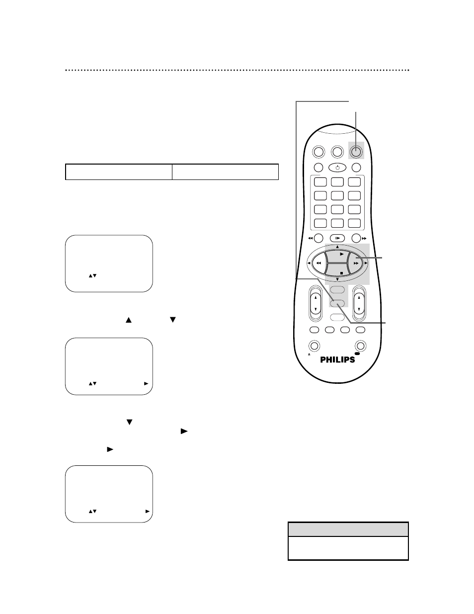 44 timer recording speed setting, Helpful hint, Press the vcr button, then press the menu button | Press the menu button | Philips VRB615AT User Manual | Page 44 / 63