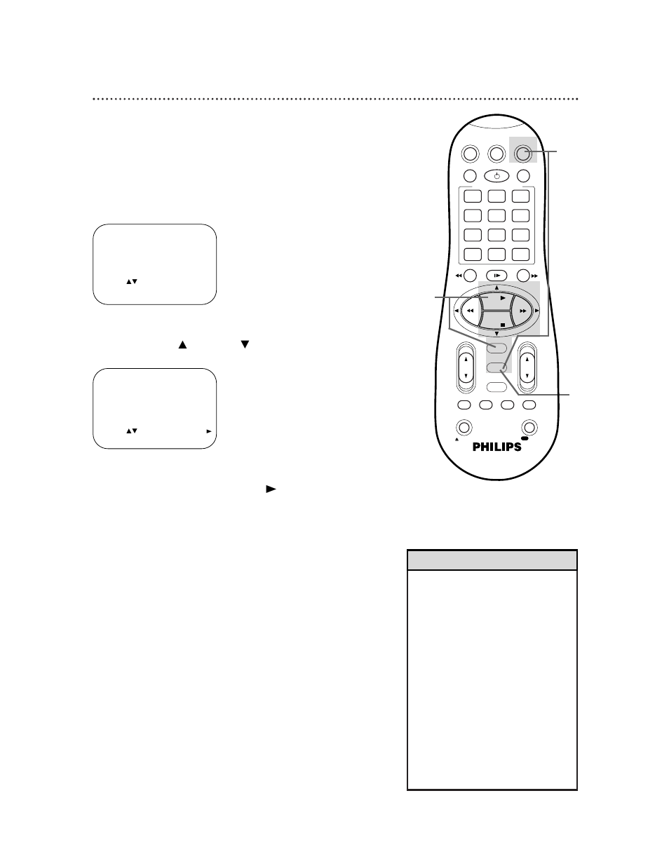 Digital studio picture control 51, Helpful hints, Press the vcr button, then press the menu button | Dspc will be selected. press the ff, Button so that on appears beside dspc | Philips VRB615AT User Manual | Page 51 / 63