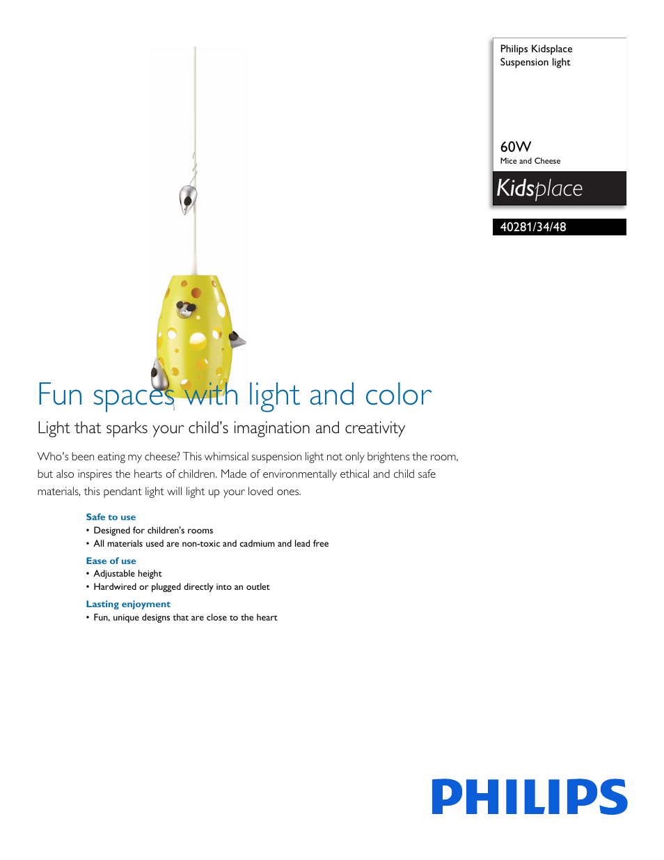 Philips 402813448 User Manual | 2 pages