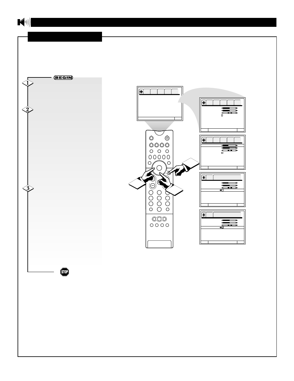 Ound, Ettings | Philips 60PP940199 User Manual | Page 22 / 46