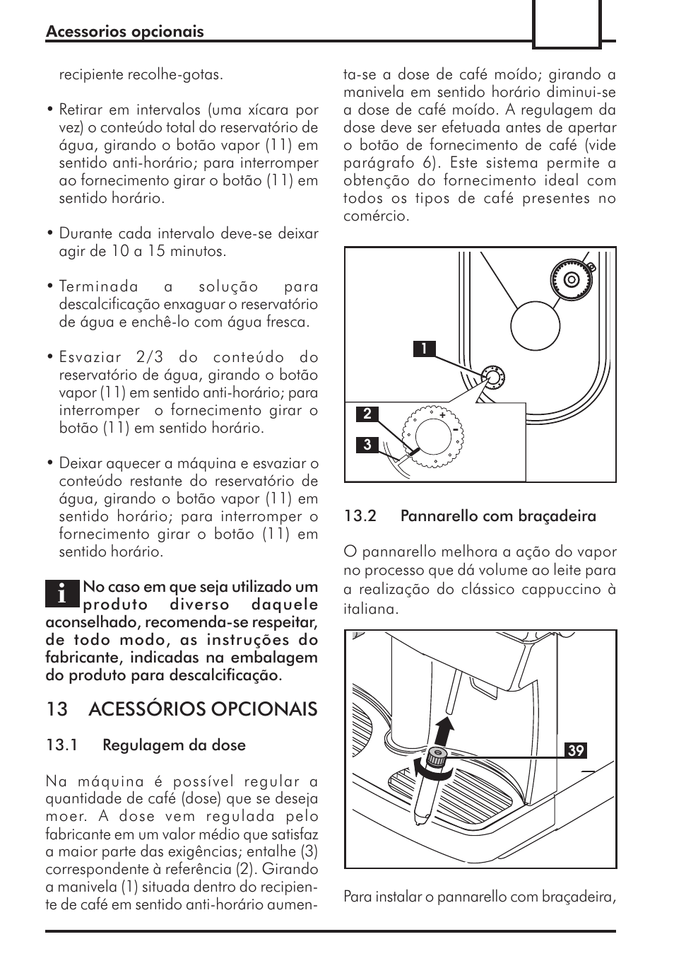 13 acessórios opcionais | Philips 741443008 User Manual | Page 107 / 132