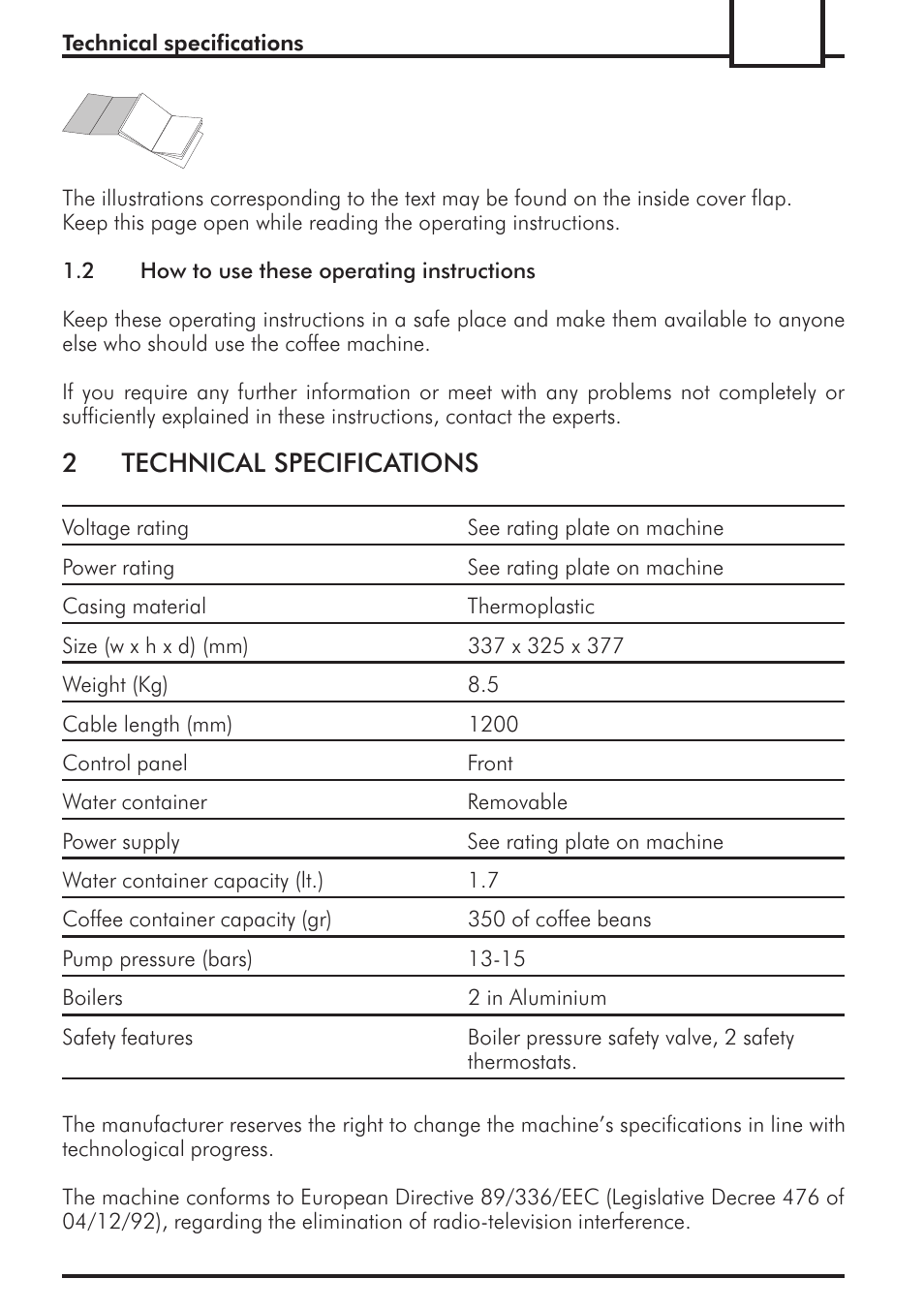 2technical specifications | Philips 741443008 User Manual | Page 25 / 132