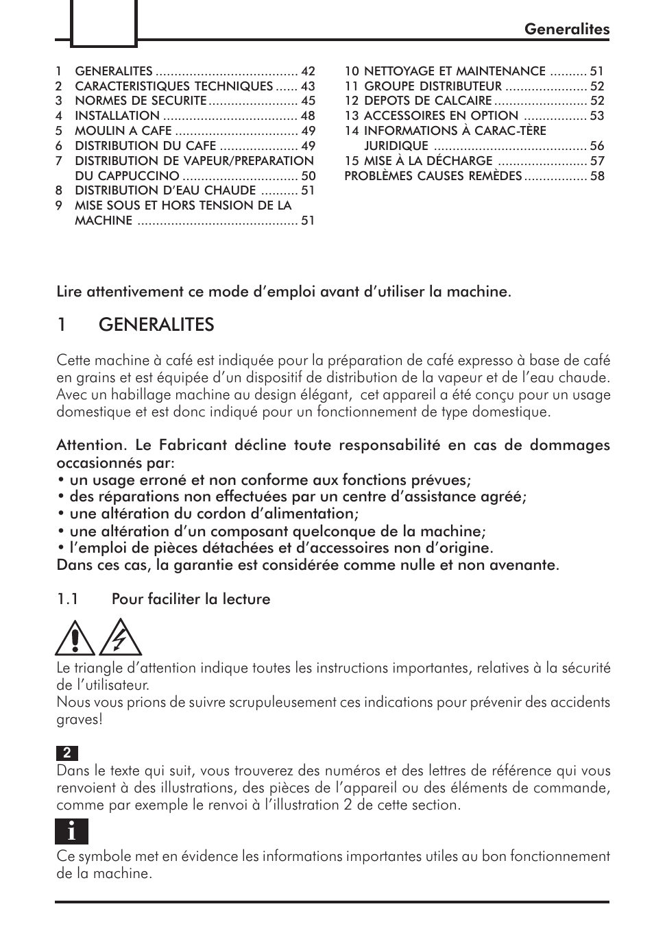 1generalites | Philips 741443008 User Manual | Page 42 / 132