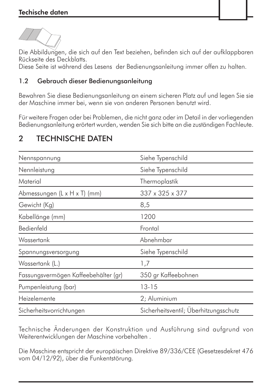 2technische daten | Philips 741443008 User Manual | Page 61 / 132