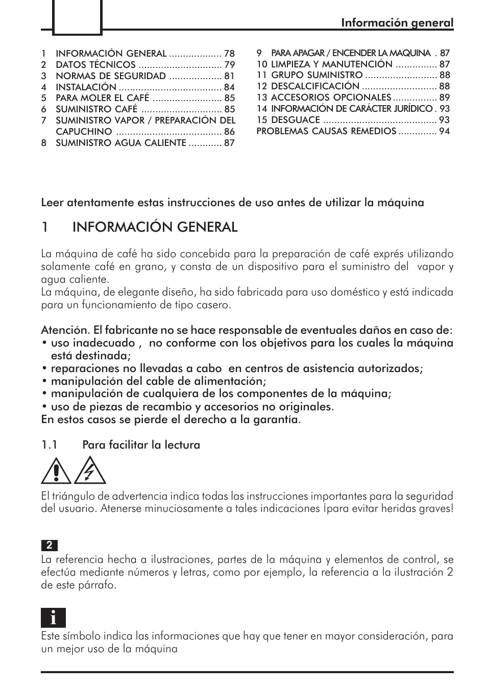 1información general | Philips 741443008 User Manual | Page 78 / 132