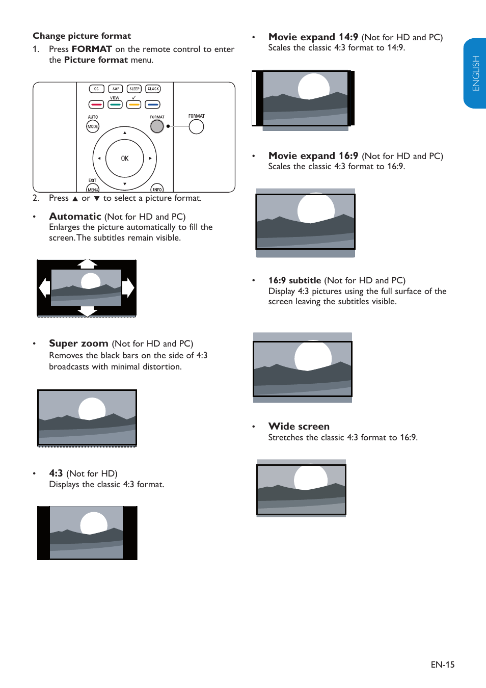 Philips 32PFL3403D-27 User Manual | Page 16 / 35