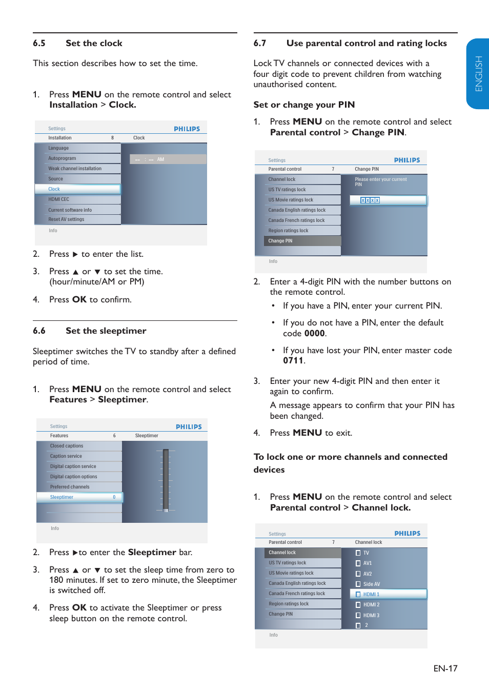 Philips 32PFL3403D-27 User Manual | Page 18 / 35