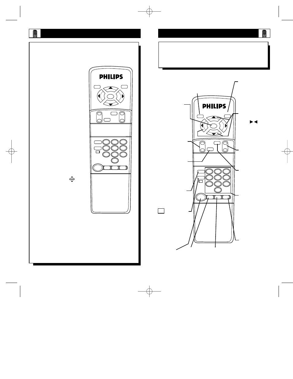 Emote, Peration | Philips SCN827C199 User Manual | Page 12 / 21
