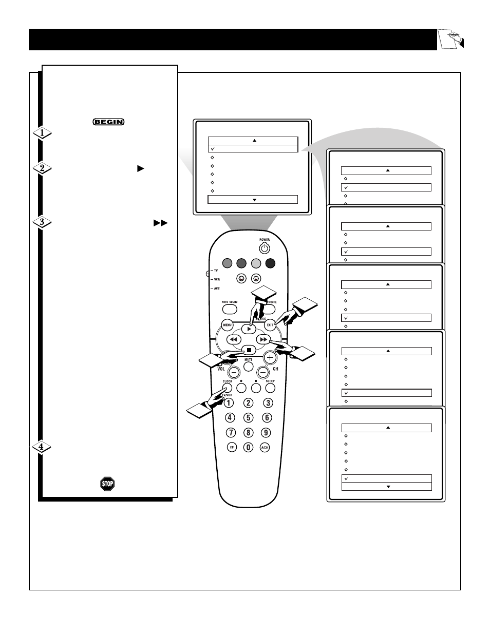 Ow to, Se the, Imer | Ontrols | Philips 25PS50S User Manual | Page 13 / 44