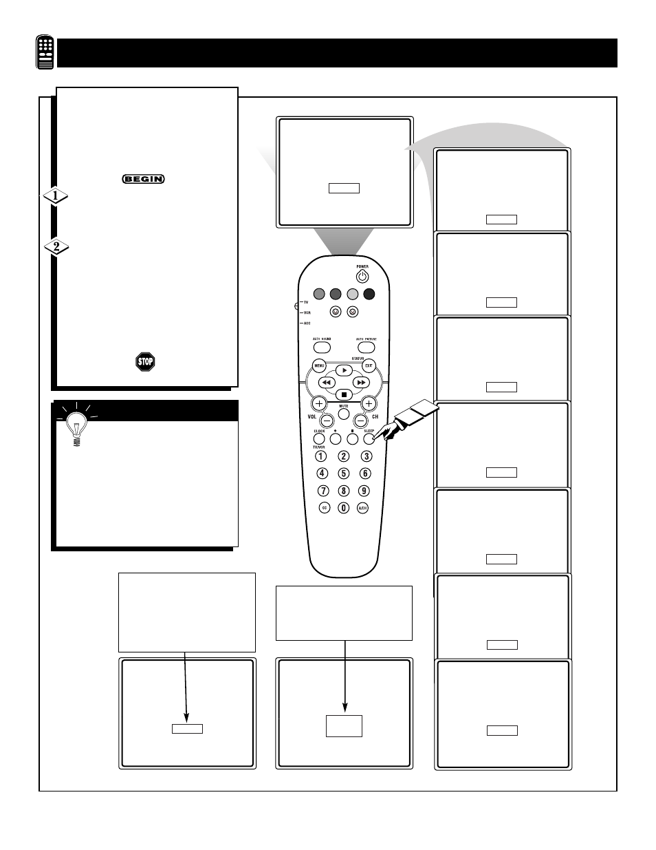 Etting, P the, Leeptimer | Ption | Philips 25PS50S User Manual | Page 28 / 44