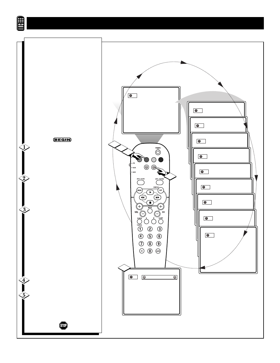 Sing the, Uadra, Uttons | Philips 25PS50S User Manual | Page 32 / 44