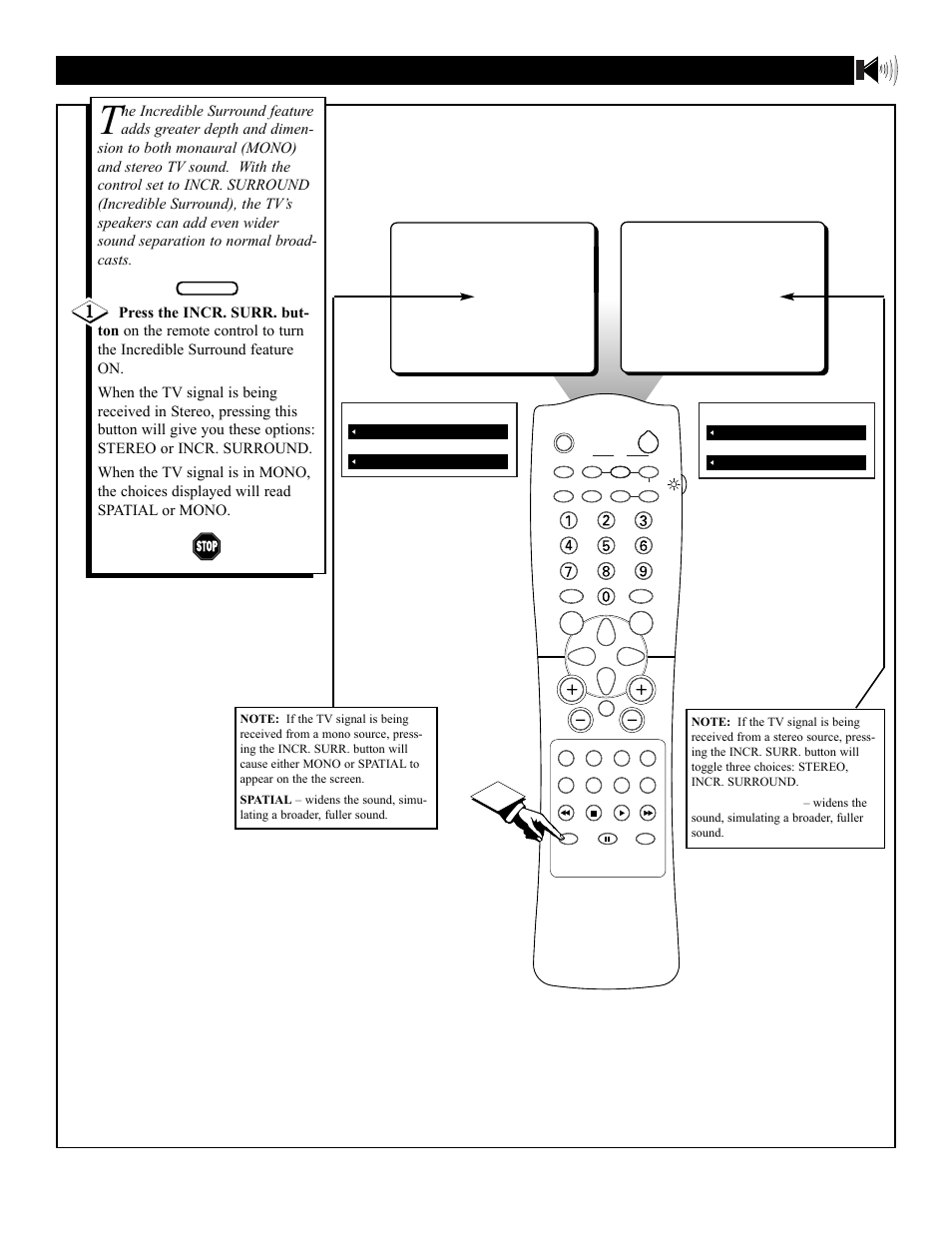 Ound, Sing, Ncredible | Urround | Philips 36PT41B User Manual | Page 31 / 52