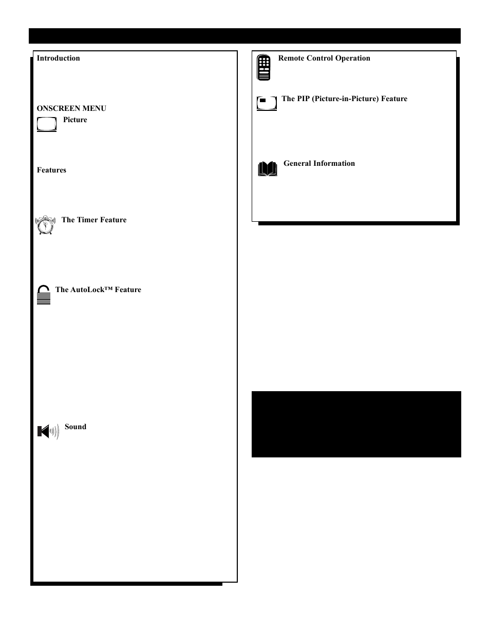 Able of, Ontents | Philips 36PT41B User Manual | Page 4 / 52