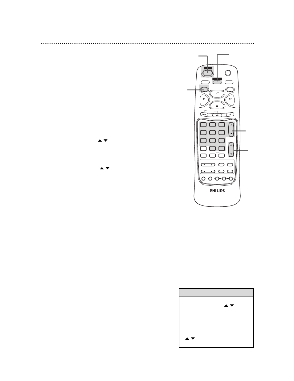 Watching a tv program 21 | Philips CDV19BPH99 User Manual | Page 21 / 60