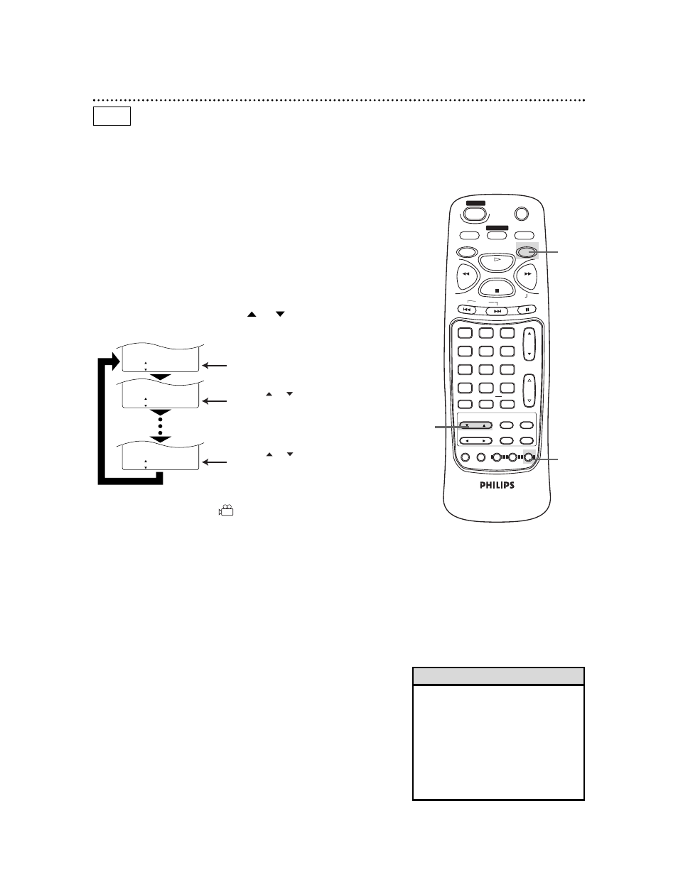 42 camera angles, Helpful hints | Philips CDV19BPH99 User Manual | Page 42 / 60