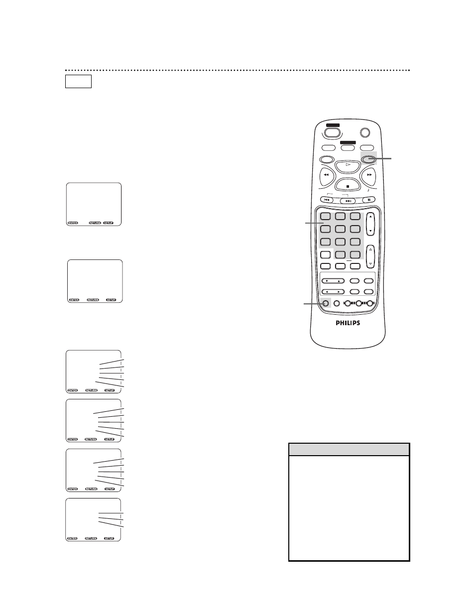 48 language settings, Helpful hints | Philips CDV19BPH99 User Manual | Page 48 / 60
