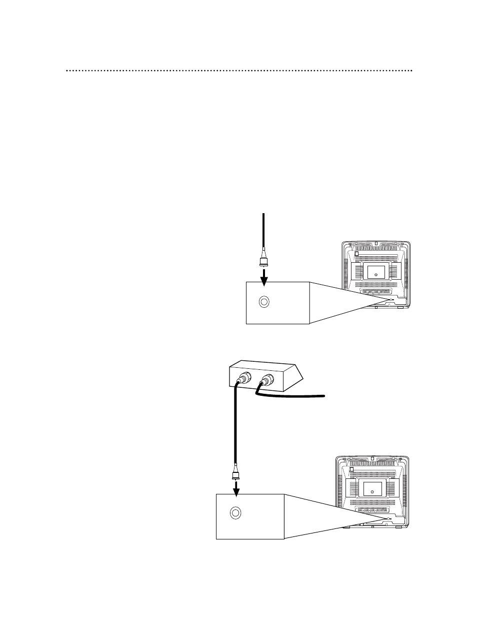 2a. 2b, Hooking up the tv/dvd 7 | Philips CDV19BPH99 User Manual | Page 7 / 60