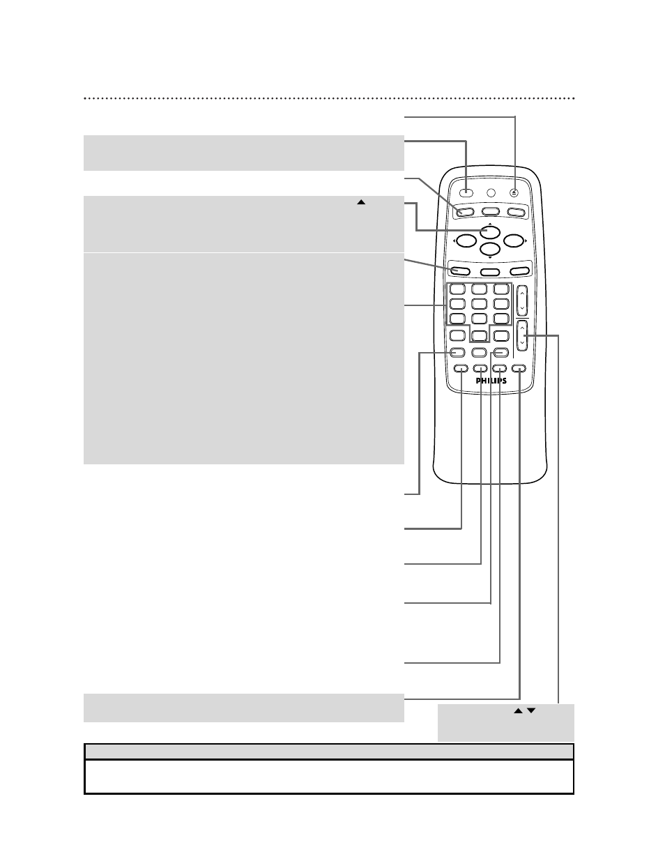 Remote control buttons 23, Helpful hint, O/ p | Philips VRB612AT99 User Manual | Page 23 / 56