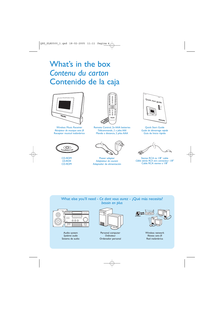 Philips SLA5500NS-17 User Manual | Page 4 / 8