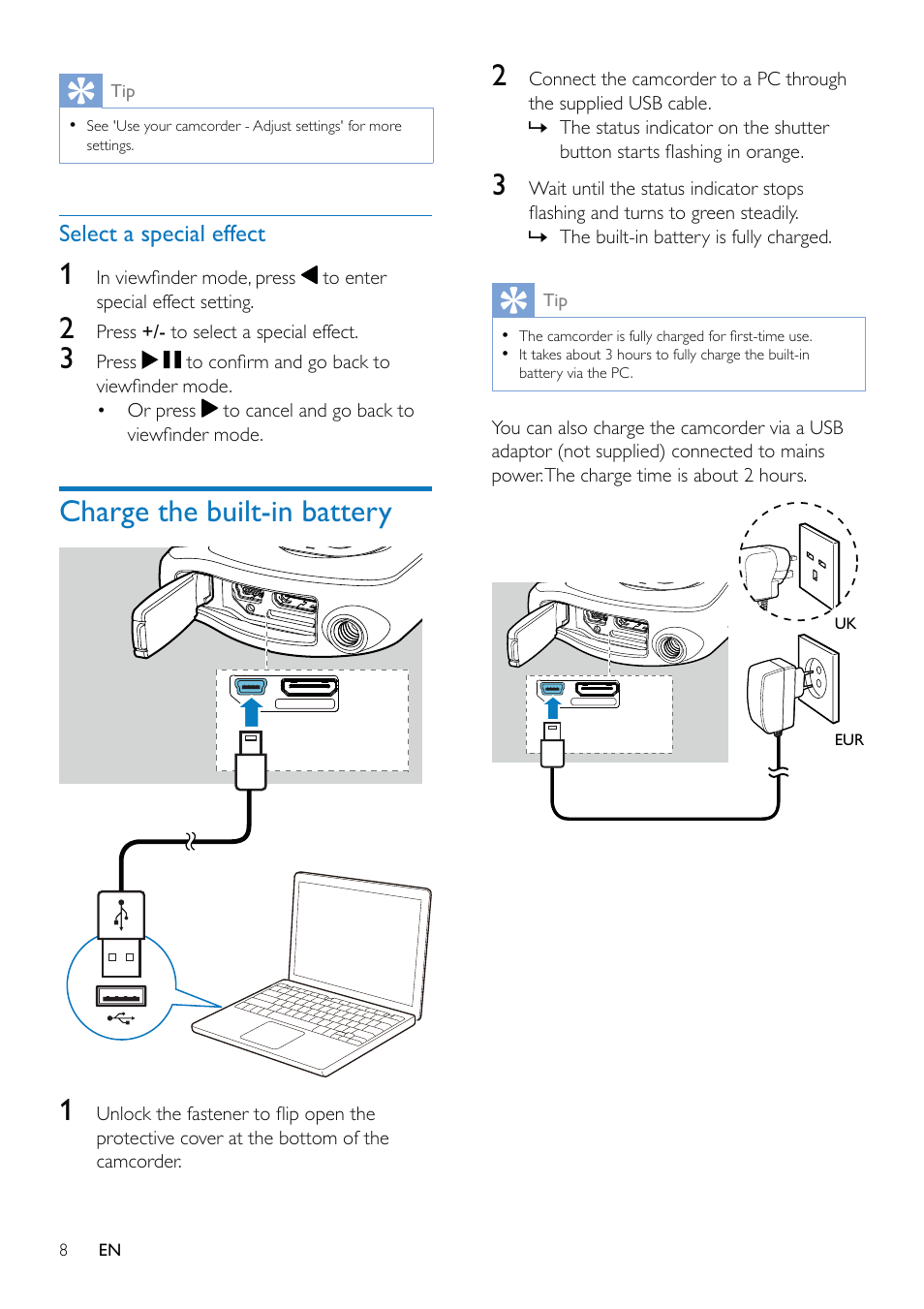 Philips CAM150OR-37 User Manual | Page 9 / 21