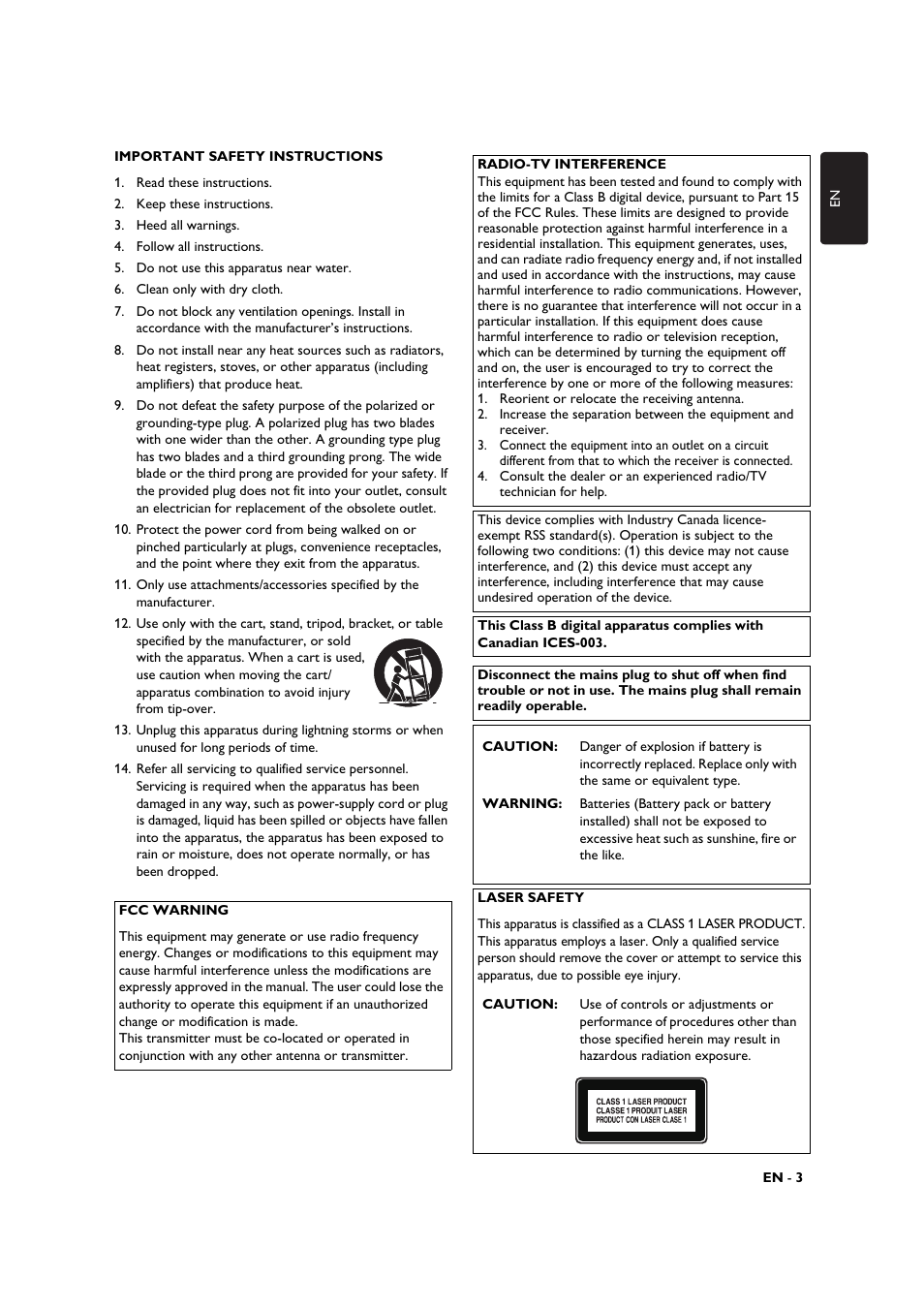 Philips BDP3306-F7 User Manual | Page 3 / 68