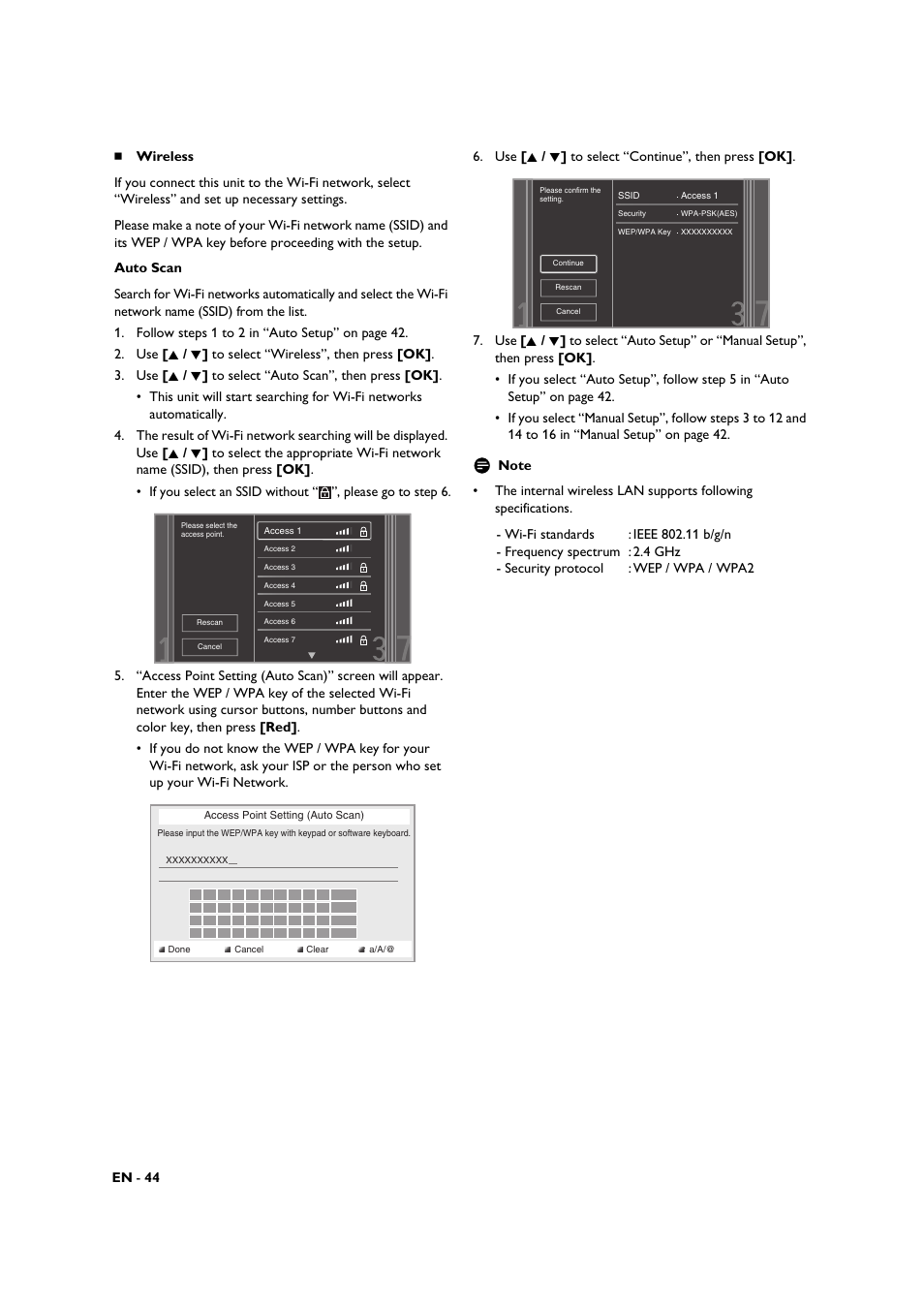 Philips BDP3306-F7 User Manual | Page 44 / 68