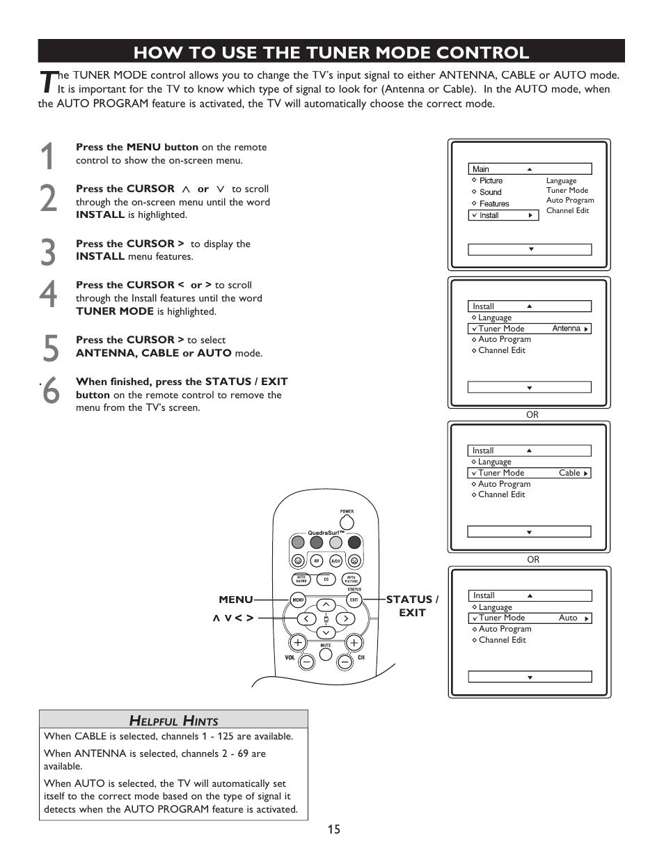 Philips 20PT6446-37B User Manual | Page 15 / 36