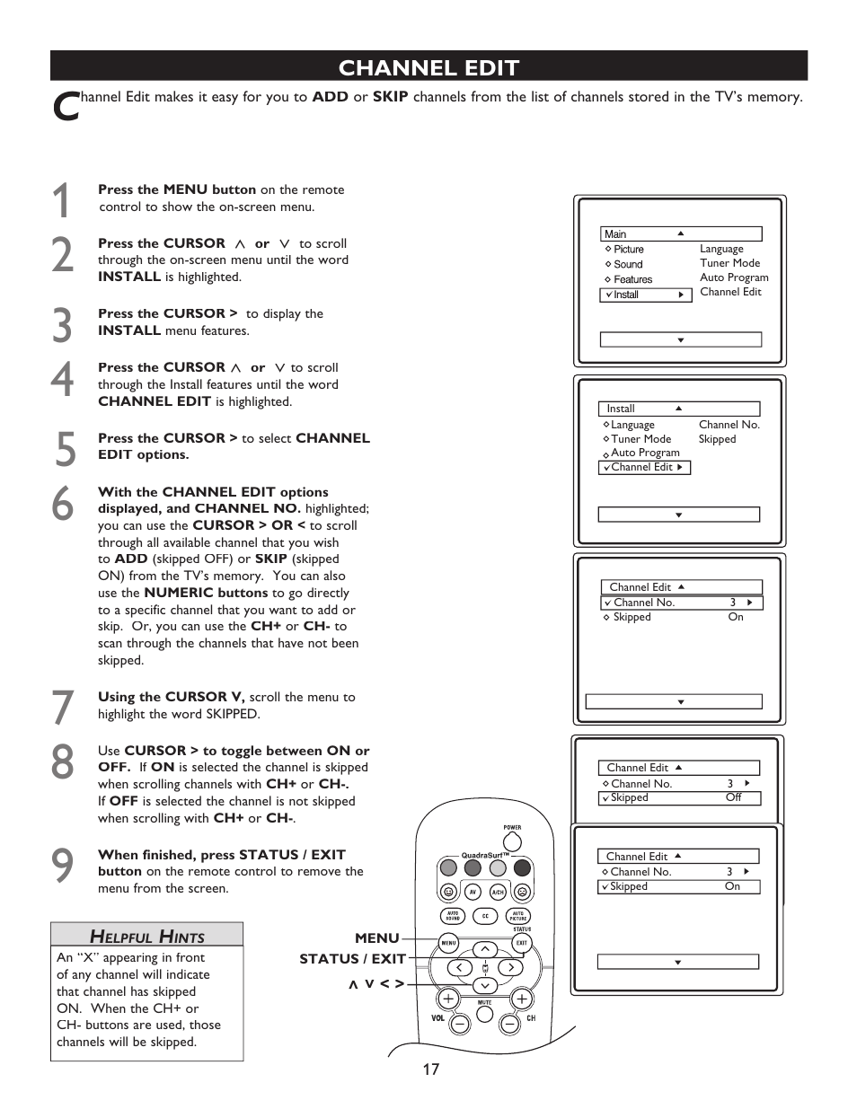 Philips 20PT6446-37B User Manual | Page 17 / 36